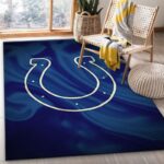 Indianapolis Colts Nfl 10 Area Rug Living Room And Bed Room Rug Rug Regtangle Carpet Floor Decor Home Decor 0