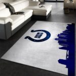 Indianapolis Colts Nfl 8 Area Rug Living Room And Bed Room Rug Rug Regtangle Carpet Floor Decor Home Decor 0