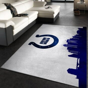 Indianapolis Colts Nfl 8 Area Rug Living Room And Bed Room Rug Rug Regtangle Carpet Floor Decor Home Decor 0