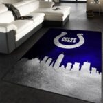 Indianapolis Colts Nfl 9 Area Rug Living Room And Bed Room Rug Rug Regtangle Carpet Floor Decor Home Decor 0