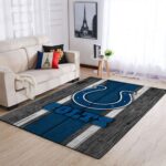 Indianapolis Colts Nfl Area Rugs Football Living Room Carpet Team Logo Wooden Style Home Rug Regtangle Carpet Floor Decor Home Decor 0