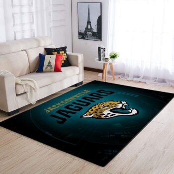 Jacksonville Jaguars Area Rug Nfl Football Rug Regtangle Carpet Floor Decor Home Decor 0