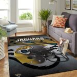 Jacksonville Jaguars Nfl Area Rugs Team Helmet Living Room Carpet Sports Rug Regtangle Carpet Floor Decor Home Decor 0