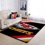 Kansas City Chiefs Area Rug Living Room Rug Home Decor Nfl Football Floor Decor 1910073 0