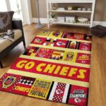 Kansas City Chiefs Area Rug Nfl Football Living Room Carpet Home Rug Regtangle Carpet Floor Decor Home Decor V5066 0