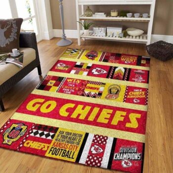 Kansas City Chiefs Area Rug Nfl Football Living Room Carpet Home Rug Regtangle Carpet Floor Decor Home Decor V5066 0