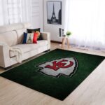 Kansas City Chiefs Area Rug Nfl Football Team Logo Carpet Living Room Rugs Rug Regtangle Carpet Floor Decor Home Decor V820 0