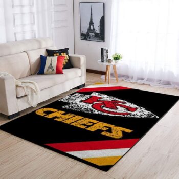Kansas City Chiefs Area Rug Nfl Football Team Logo Carpet Living Room Rugs Rug Regtangle Carpet Floor Decor Home Decor V825 0