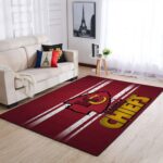 Kansas City Chiefs Area Rug Nfl Football Team Logo Carpet Living Room Rugs Rug Regtangle Carpet Floor Decor Home Decor V826 0