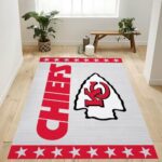 Kansas City Chiefs Banner Nfl Team Logo Rug Living Room Rug Us Gift De 0