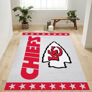 Kansas City Chiefs Banner Nfl Team Logo Rug Living Room Rug Us Gift De 0