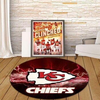 Kansas City Chiefs For Football Fan Lighting Rug Area Rug Living Room Carpet Rug Regtangle Carpet Floor Decor Home Decor 0