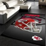 Kansas City Chiefs Nfl Team Logo Helmet Rug Room Carpet Custom Area Fl 0