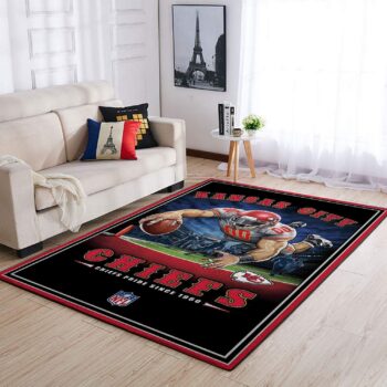 Kansas City Chiefs Nfl Team Pride Rectangle Area Rug Area Rug Living Room Carpet Rug Regtangle Carpet Floor Decor Home Decor 0