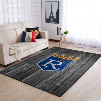 Kansas City Royals Mlb Area Rugs Baseball Living Room Carpet Team Logo Wooden Home Rug Regtangle Carpet Floor Decor Home Decor 0