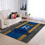 Kansas City Royals Mlb Area Rugs Baseball Living Room Carpet Team Logo Wooden Style Home Rug Regtangle Carpet Floor Decor Home Decor 0