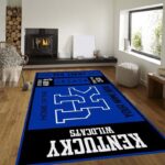 Kentucky Wildcats Ncaa Customizable Rug Bedroom Rug Floor Us Decor 0