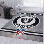 Las Vegas Raiders Nfl 15 Area Rug Living Room And Bed Room Rug Rug Regtangle Carpet Floor Decor Home Decor 0
