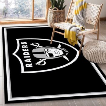 Las Vegas Raiders Nfl 18 Area Rug Living Room And Bed Room Rug Rug Regtangle Carpet Floor Decor Home Decor 0