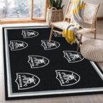 Las Vegas Raiders Nfl 39 Area Rug Living Room And Bed Room Rug Rug Regtangle Carpet Floor Decor Home Decor 0