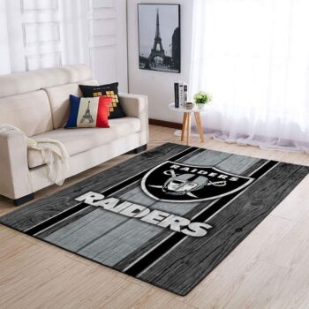 Las Vegas Raiders Nfl 42 Area Rug Living Room And Bed Room Rug Rug Regtangle Carpet Floor Decor Home Decor 0