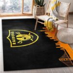 Las Vegas Raiders Nfl 44 Area Rug Living Room And Bed Room Rug Rug Regtangle Carpet Floor Decor Home Decor 0