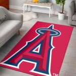 Los Angeles Angels Area Rug Mlb Baseball Team Logo Carpet Living Room Rugs Rug Regtangle Carpet Floor Decor Home Decor V739 0