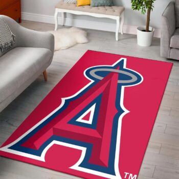 Los Angeles Angels Area Rug Mlb Baseball Team Logo Carpet Living Room Rugs Rug Regtangle Carpet Floor Decor Home Decor V739 0