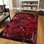 Los Angeles Angels Area Rug Mlb Baseball Team Logo Carpet Living Room Rugs Rug Regtangle Carpet Floor Decor Home Decor V751 0
