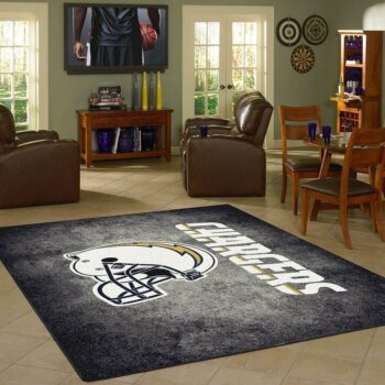 Los Angeles Chargers Area Rugs Nfl Football Floor Home Decor Living Room Floor Home Decor Rug Regtangle Carpet Floor Decor Home Decor 0