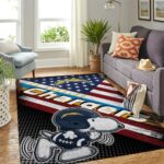 Los Angeles Chargers Nfl Area Rugs American Flag Snoopy Living Room Carpet Team Logo Sports Rug Regtangle Carpet Floor Decor Home Decor 0