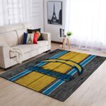 Los Angeles Chargers Nfl Area Rugs Football Living Room Carpet Team Logo Wooden Style Home Rug Regtangle Carpet Floor Decor Home Decor 0