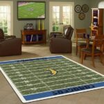 Los Angeles Chargers Rug Football Rug Rug Regtangle Carpet Floor Decor Home Decor 0