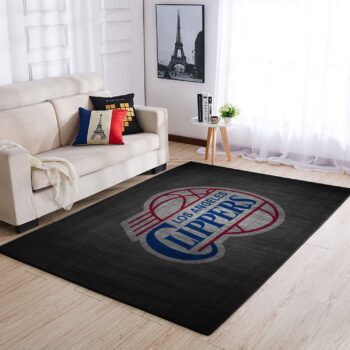 Los Angeles Clippers Area Rug Nba Basketball Team Logo Carpet Living Room Rugs Rug Regtangle Carpet Floor Decor Home Decor V5031 0