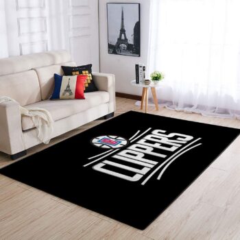Los Angeles Clippers Area Rug Nba Basketball Team Logo Carpet Living Room Rugs Rug Regtangle Carpet Floor Decor Home Decor V5032 0