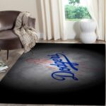 Los Angeles Dodgers Area Rug Mlb Baseball Team Logo Carpet Living Room Rugs Rug Regtangle Carpet Floor Decor Home Decor V714 0