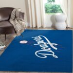Los Angeles Dodgers Area Rug Mlb Baseball Team Logo Carpet Living Room Rugs Rug Regtangle Carpet Floor Decor Home Decor V718 0