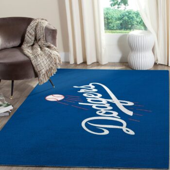 Los Angeles Dodgers Area Rug Mlb Baseball Team Logo Carpet Living Room Rugs Rug Regtangle Carpet Floor Decor Home Decor V718 0