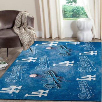 Los Angeles Dodgers Area Rug Mlb Baseball Team Logo Carpet Living Room Rugs Rug Regtangle Carpet Floor Decor Home Decor V725 0