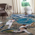 Los Angeles Dodgers Area Rug Mlb Baseball Team Logo Carpet Living Room Rugs Rug Regtangle Carpet Floor Decor Home Decor V731 0