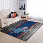 Los Angeles Dodgers Mlb Team Logo Area Rugs Wooden Style Living Room Carpet Sports Rug Regtangle Carpet Floor Decor Home Decor 0