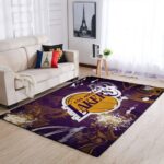 Los Angeles Lakers Area Rug Nba Basketball Team Logo Carpet Living Room Rugs Rug Regtangle Carpet Floor Decor Home Decor V525 0