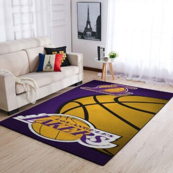 Los Angeles Lakers Area Rug Nba Basketball Team Logo Carpet Living Room Rugs Rug Regtangle Carpet Floor Decor Home Decor V546 0