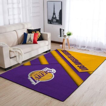 Los Angeles Lakers Area Rug Nba Basketball Team Logo Carpet Living Room Rugs Rug Regtangle Carpet Floor Decor Home Decor V547 0