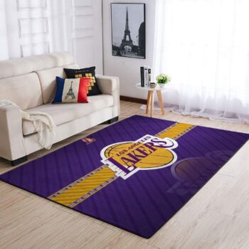 Los Angeles Lakers Area Rug Nba Basketball Team Logo Carpet Living Room Rugs Rug Regtangle Carpet Floor Decor Home Decor V555 0