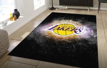 Los Angeles Lakers Rug Area Rug Basketball Legend Home Living Decor Sport Decor 0