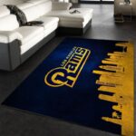 Los Angeles Rams American Nfl 46 Area Rug Living Room And Bed Room Rug Rug Regtangle Carpet Floor Decor Home Decor 0