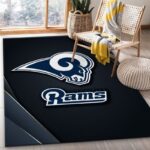 Los Angeles Rams American Nfl 51 Area Rug Living Room And Bed Room Rug Rug Regtangle Carpet Floor Decor Home Decor 0
