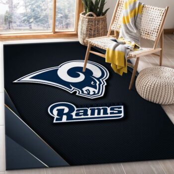 Los Angeles Rams American Nfl 51 Area Rug Living Room And Bed Room Rug Rug Regtangle Carpet Floor Decor Home Decor 0