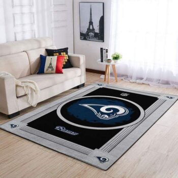 Los Angeles Rams Area Rug Living Room Rug Home Decor Nfl Ofd 20030353 0